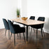 Native Home Lifestyle Light Oak Cambridge Dining Table With 6 Chairs